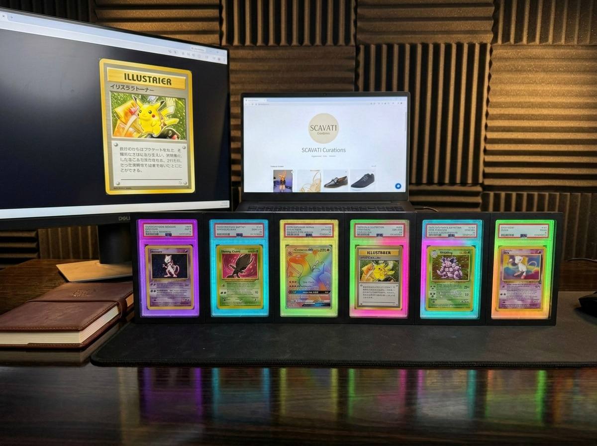 Scavati V1 RGB graded card display